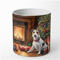 10 oz Jack Russell Terrier Cozy Christmas Decorative Soy Candle
