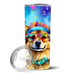 Picture of Carolines Treasures DAC2584TBL20 20 oz Hippie Dawg Stainless Steel Skinny Tumbler