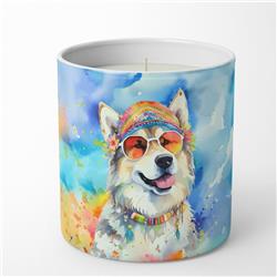 10 oz Alaskan Malamute Hippie Dawg Decorative Soy Candle