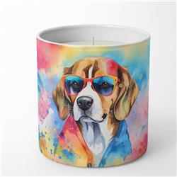10 oz Beagle Hippie Dawg Decorative Soy Candle