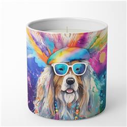 10 oz Bearded Collie Hippie Dawg Decorative Soy Candle
