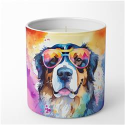 10 oz Bernese Mountain Dog Hippie Dawg Decorative Soy Candle