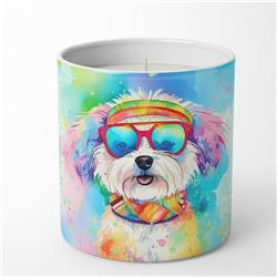 10 oz Bichon Frise Hippie Dawg Decorative Soy Candle