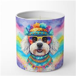 10 oz Bichon Frise Hippie Dawg Decorative Soy Candle