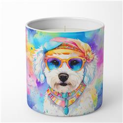 10 oz Bichon Frise Hippie Dawg Decorative Soy Candle