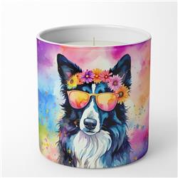10 oz Border Collie Hippie Dawg Decorative Soy Candle