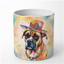10 oz Boxer Hippie Dawg Decorative Soy Candle