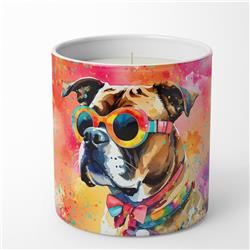 10 oz Boxer Hippie Dawg Decorative Soy Candle