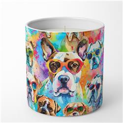 10 oz Boxer Hippie Dawg Decorative Soy Candle