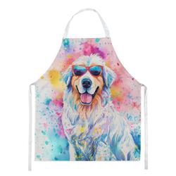 Picture of Carolines Treasures DAC2516APRON 0.01 x 30 x 27 in. Great Pyrenees Hippie Dawg Apron
