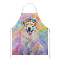 Picture of Carolines Treasures DAC2517APRON 0.01 x 30 x 27 in. Great Pyrenees Hippie Dawg Apron