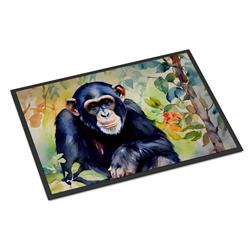 DAC2892JMAT 24 x 36 x 0.15 in. Polyester Chimpanzee Doormat