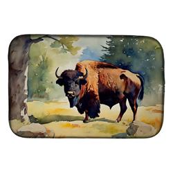 21 x 14 x 0.2 in. Polyester American Bison Dish Drying Mat