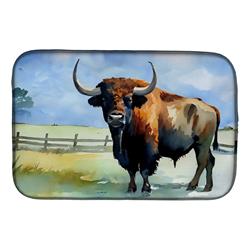 21 x 14 x 0.2 in. Polyester American Bison Dish Drying Mat