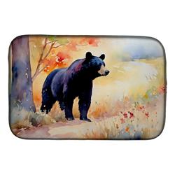 21 x 14 x 0.2 in. Polyester American Black Bear Dish Drying Mat