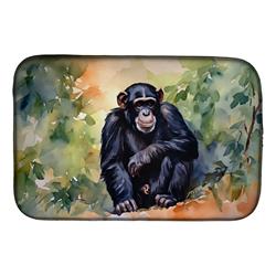21 x 14 x 0.2 in. Polyester Chimpanzee Dish Drying Mat