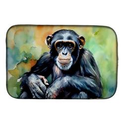 21 x 14 x 0.2 in. Polyester Chimpanzee Dish Drying Mat