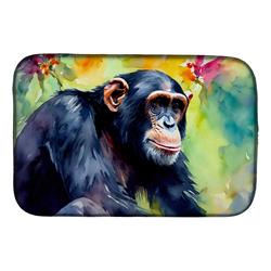 21 x 14 x 0.2 in. Polyester Chimpanzee Dish Drying Mat