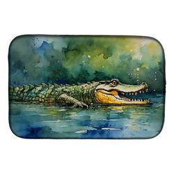 DAC2897DDM 21 x 14 x 0.2 in. Polyester Crocodile Dish Drying Mat