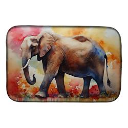 DAC2907DDM 21 x 14 x 0.2 in. Polyester Elephant Dish Drying Mat