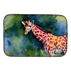 DAC2913DDM 21 x 14 x 0.2 in. Polyester Giraffe Dish Drying Mat