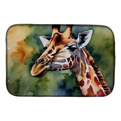 DAC2916DDM 21 x 14 x 0.2 in. Polyester Giraffe Dish Drying Mat