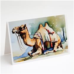5 x 7 x 0.01 in. Camel Greeting Cards - Pack of 8