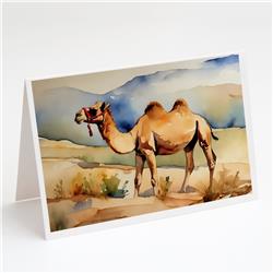 5 x 7 x 0.01 in. Camel Greeting Cards - Pack of 8