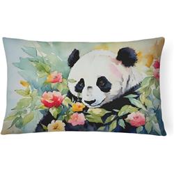 3 x 16 x 12 in. 100 Percent Polyester Panda Throw Pillow