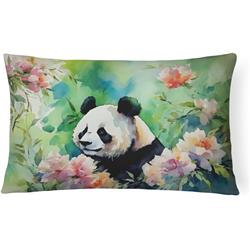 3 x 16 x 12 in. 100 Percent Polyester Panda Throw Pillow