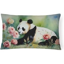 3 x 16 x 12 in. 100 Percent Polyester Panda Throw Pillow
