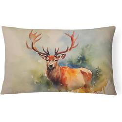 3 x 16 x 12 in. 100 Percent Polyester Deer Stag Throw Pillow