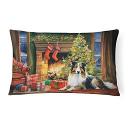3 x 16 x 12 in. Sheltie Cozy Christmas Throw Pillow
