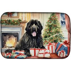 0.2 x 21 x 14 in.  foundland Cozy Christmas Dish Drying Mat