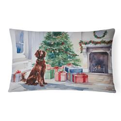 3 x 16 x 12 in. Irish Setter Cozy Christmas Throw Pillow
