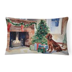3 x 16 x 12 in. Irish Setter Cozy Christmas Throw Pillow