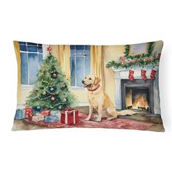 3 x 16 x 12 in. Labrador Retriever Cozy Christmas Throw Pillow