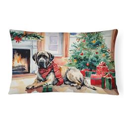 3 x 16 x 12 in. Mastiff Cozy Christmas Throw Pillow