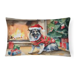3 x 16 x 12 in. Norwegian Elkhound Cozy Christmas Throw Pillow