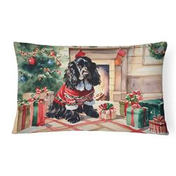 3 x 16 x 12 in. English Cocker Spaniel Cozy Christmas Throw Pillow