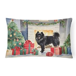 3 x 16 x 12 in. German Spitz Cozy Christmas Throw Pillow