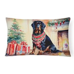 3 x 16 x 12 in. Gordon Setter Cozy Christmas Throw Pillow