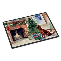 0.15 x 24 x 36 in. Irish Setter Cozy Christmas Doormat