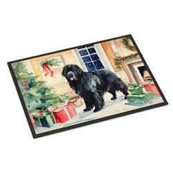 0.15 x 24 x 36 in.  foundland Cozy Christmas Doormat