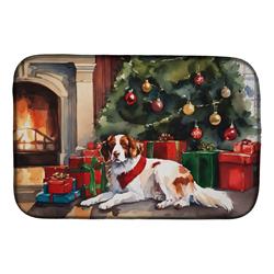 0.2 x 21 x 14 in. Brittany Cozy Christmas Dish Drying Mat