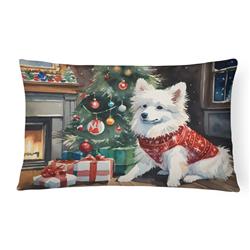 3 x 16 x 12 in. American Eskimo Cozy Christmas Throw Pillow
