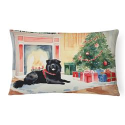 3 x 16 x 12 in. Chow Chow Cozy Christmas Throw Pillow