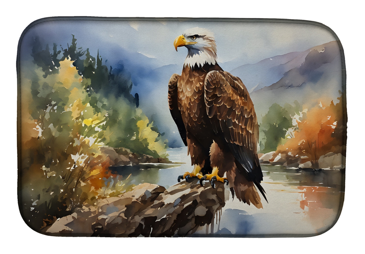 21 x 14 in. Unisex Eagle Dish Drying Mat