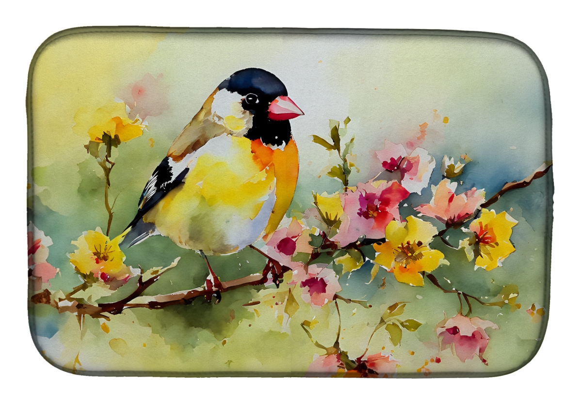 DAC3224DDM 21 x 14 in.  Goldfinch Dish Drying Mat
