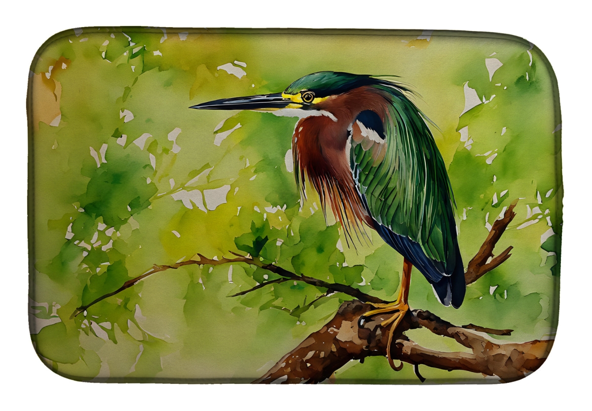 DAC3228DDM 21 x 14 in.  Green Heron Dish Drying Mat